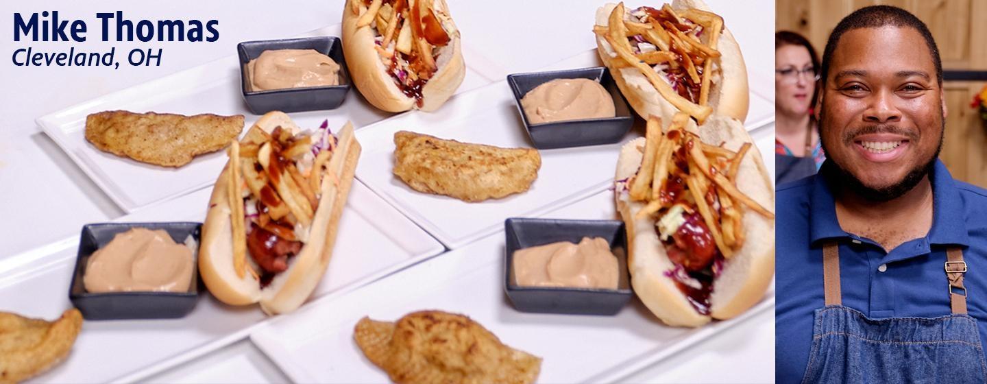 Cleveland Polish Boy Two Ways by Cleveland contestant Mike Thomas PBS